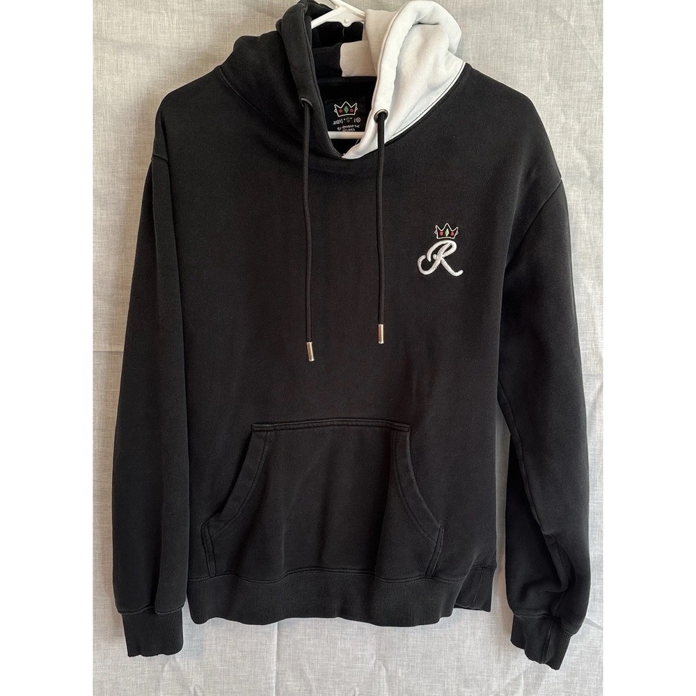 Ranboo The Beloved 2021 Black Hoodie Sweatshirt Size S Embroidered Crown